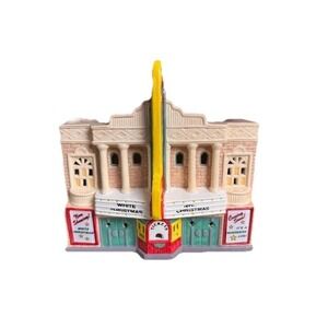VTG 1989 Dept. 56 Original Snow Village "The Paramount Theater" Building Ceramic